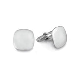 Sterling Silver Cushion Shape Cufflinks